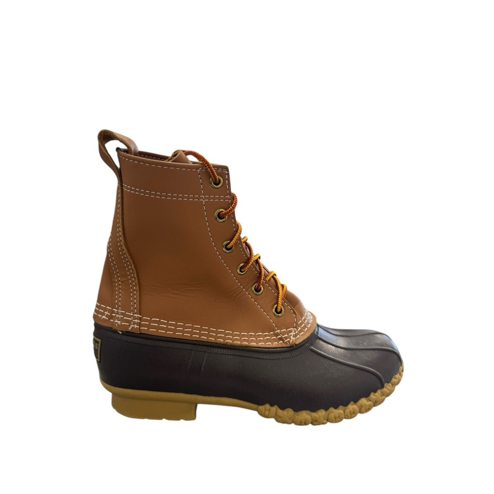 L.L. Bean Two-Tone Brown Women's Winter Rain Boots